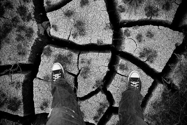 cracked ground